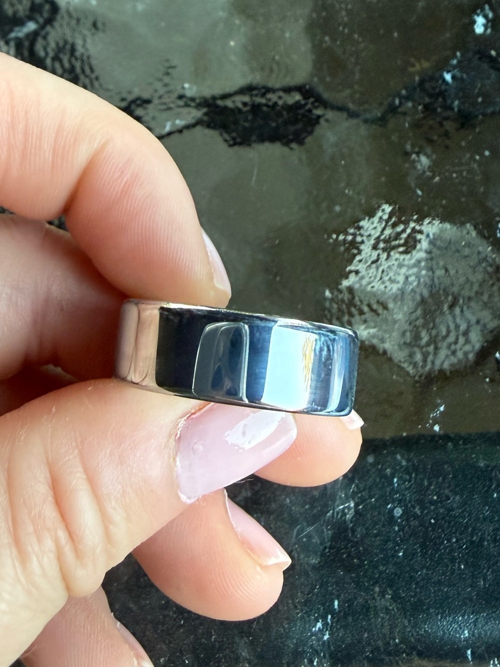 Oura Polished Silver Smart Ring